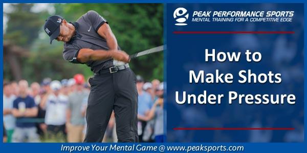 Shooting Under Pressure in Golf